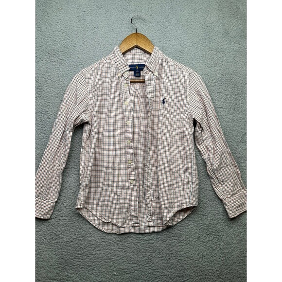 Ralph Lauren button down boys M 10-12 - Picture 1 of 7